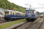  Beim Internationalen Triebwagentreffen in Mürzzuschlag am 12.06.2016 waren auch der 4042.01 ein Blauer Blitz und ein neuer Cityjet zu sehen.