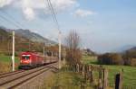 1016 015 mit REX 1510 vor Zell am See (13.10.2007)