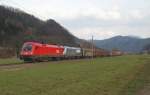 1016 015 gemeinsam mit 1116 038 bildeten  am 23.03.2009 die Zugspitze des 48930  welcher mir in Micheldorf begegnet ist.