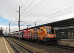 ÖBB 1016 048 mit dem IC 740 vom Flughafen Wien nach Salzburg Hbf, am 01.06.2016 in St.