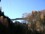 Der Hhenweg Badgastein - Bad Hofgastein endet an der Angertalschlucht.