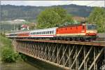 E-Lok 1044 117 Schachbrett fhrt mit IC 513 von Salzburg nach Graz.