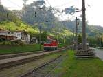 Die 1044 103 bei der Durchfahrt in Braz Richtung Bludenz.