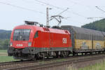 ÖBB Taurus 1116 178 mit Altmannzug am 15.06.2017  14:09 nördlich von Salzderhelden am BÜ 75,1 in Richtung Göttingen