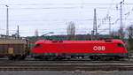 Taurus ÖBB 1116 164 von ÖBB  fährt mit einem Güterzug aus Antwerpen-Waaslandhaven(B) nach Linz-Voestalpine(A) bei der Ausfahrt aus Aachen-West und fährt in Richtung