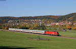 1116 173-8 mit dem IC 2230/RE 52230 (Singen(Htw)-Stuttgart Hbf) bei Möhringen 15.10.18