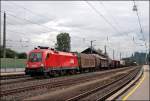 1116 162 bringt einen gemischten Gterzug vermutlich zum Rangierbahnhof Hall i.Tirol.