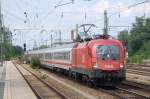 1116 076-9 mit IC 2083 Hamburg-Altona - Berechtesgaden Hbf am 30.07.2010, Mnchen Heimeranplatz