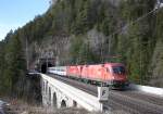 EC 102 ist auf der Fahrt von Villach nach Warschau.