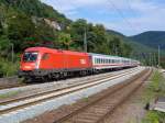 Taurus BB 1116 045-6 ist als IC 2056 Heidelberg - Saarbrcken am 01.09.2011 in Lambrecht