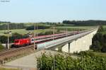 Eine BR 1116 befrdert mit einer weiteren 1116 den EC 112 (Klagenfurt-Frankfurt) dem nchsten Halt Heidelberg entgegen.