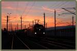 Abendrot ber den Bahnhof Pchlarn am 21.9.2006