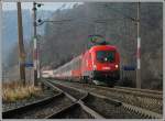 1116 157 bespannte am 25.11.2006 dem IC 534  Naturpark Grebenzen  von Villach nach Wien.