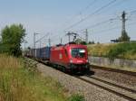 ÖBB 1116 088 am 08.08.15 in München Trudering mit einen KLV