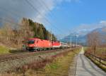 1116 101 + 1144 xxx mit einem KLV am 01.12.2012 bei Terfens.