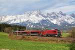 1116 225 mit umgeleiteten Rj am 25.10.2014 bei Gerling.