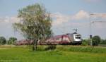 1116 249 (A-ÖBB 91 81 1116 249-4) mit umgeleitetem RJ69 am 08.06.2013 bei Pulling