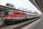 1142 669 mit dem IC 656 von Graz Hauptbahnhof (G) nach Wien Meidling (Mi), hier im Zugendbahnhof; am 29.10.2011