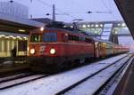 1142 623 am REX 5907 Passau - Linz im nebelig-verschneiten Wels Hbf [04.02.2010]