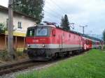 Die 1144 016 in Kammer am Attersee am 03/08/10.