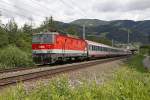 1144.099 mit Sonderzug bei Kraubath am 21.06.2015.