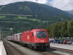 Taurus 1216 146 mit dem R4609 San Candido/Innichen - Villach bei Einfahrt in Lienz; 01.08.2011  