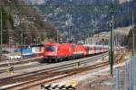 1216 005 erreicht Brenner Bhf - 17/04/2013