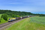 1216 930 mit einem Stahlzug am 08.06.2017 bei Pöndorf.