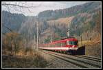 4010 022 als IC552 bei Wartberg im Mürztal am 5.03.2002.