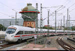 4011 ??? (Tz 1190  Wien ) ÖBB als ICE 1634 (Linie 15) von Berlin Hbf (tief) nach Frankfurt(Main)Hbf erreicht Halle(Saale)Hbf auf Gleis 8.