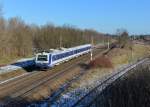 4020 260 als R nach Mödling am 06.01.2015 bei Strasshof.