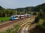 Der 4024 016 als REX nach Linz am 09.09.2017 unterwegs bei Wernstein.