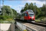 4024 059 fhrt um 9.44 Uhr des 27.06.07, als RB 5111 (R 5111) von Rosenheim nach Innsbruck Hauptbahnhof, in den Bahnhof Brannenburg ein.(Unbearbeitetes Bild)