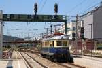 NBIK 4042.01 fährt am 18.August 2019 als SLP 17088 (Wien Westbahnhof - Wien Hütteldorf) durch den Bahnhof Penzing.