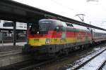 Den IC 2082  Knigssee  bespannte am 24.03.2009 die 1116 036  Deutschland  (Aufnahme Mnchen Ost).