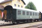 BB 40 81 9432 935-0, angeschrieben als Bih 34 744 am Zugschlu des SREX 16011  Reblaus-Express  am 31.Juli 2010 im Bf.