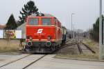 NLB 2143 070-7 am 24.Jänner 2015 beim Verschub in Mistelbach LB.