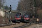 Treffen der Steuerwagen 706 & 729 am 01.03.14 in Aßling/Obb