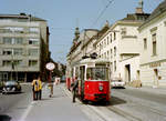 Wien Wiener Stadtwerke-Verkehrsbetriebe SL 46 (C1 156 (SGP 1959)) VII Neubau / VIII Josefstadt, Lerchenfelder Straße / Museumstraße / Auerspergstraße am 16.