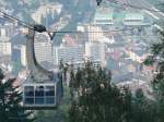 Die Pfnderbahn verbindet die Stadt Bregenz mit dem 1064 Meter hohen Pfnder. August 2005