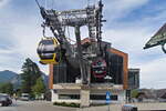 Talstation der Zwölferhorn-Seilbahn in St. Gilgen. Aufgenommen 12.9.2023.