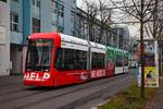 Triebwagen 242,Linie 7,Asperngasse am 7.11.2017.