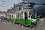 Triebwagen 601, Linie 6, Erzherzog-Johann-Brücke am 11.04.2018.