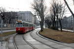 Wien Wiener Linien SL 6 (E2 4082 + c5 1482) V, Margareten, Margaretengürtel am 18.