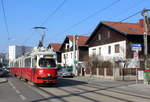 Wien Wiener Linien Sonderzug / Fahrschule (E1 4771 + c4) XXII, Donaustadt, Am Heidjöchl / Hasibederstraße am 14.