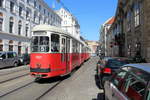 Wien Wiener Linien SL 5 (c4 1321 + E1 4801) VIII, Josefstadt, Laudongasse am 11.