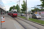 Wien Wiener Linien SL 25 (E1 4791 + c4 1337) XXII, Donaustadt, Langobardenstraße / Donauspital am 12.