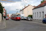 Wien Wiener Linien SL 30 (E2 4074 + c5 14xx) XXI, Floridsdorf, Stammersdorf, Josef-Flandorfer-Straße am 12.