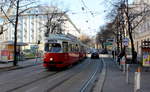 Wien Wiener Linien SL 49 (E1 4549) XIV, Penzing, Unterbaumgarten, Hütteldorfer Straße / Seckendorfstraße am 15.