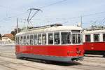 WStW-VB TH 6503 am 25.April 2015 bei Wiener Tramwaytag in Hauptwerkstätte der Wiener Linien.